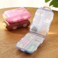 thumbnail image 1 of YAOMOBB Support pour Tablette Boîte de Rangement Transparente avec Couvercle à Pression Dix Compartiments Double Couche Multi-Compartiments pour Voyage et Déplacement d'Affaires Organisation de Tablette, 1 of 6