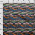 thumbnail image 3 of oneOone Georgette Viscose Forest Green Fabric Floral Craft Projects Decor Fabric Printed By The Yard 42 Inch Wide, 3 of 5