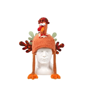 Thanksgiving Party Decorations Thanksgiving Day Decoration Türkiye Hat Festival Party Decoration Türkiye Hat Headset Turkey Hats for Thanksgiving