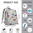 thumbnail image 3 of Fire Truck and Excavator Students Backpack - Lightweight Construction Vehicle Design, Water-Resistant, Adjustable Straps for School Use, 3 of 6