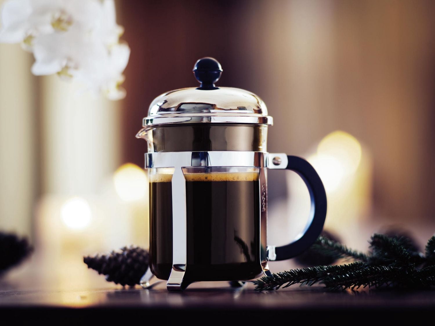 Bodum Chambord Coffee Maker 4cup, 0.5L, 17oz, Shiny