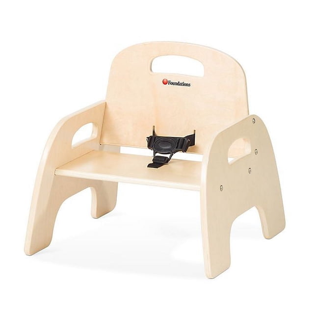 Foundations Simple Sitter Low Toddler Chair, 7" Seat Height, Natural