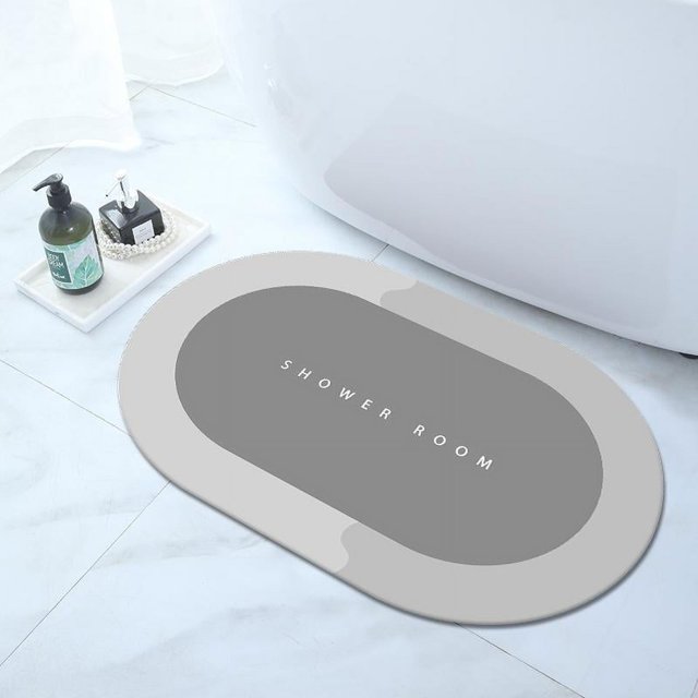Super Absorbent Bath Mat Bath Rugs Quick Drying Bathroom Rug Non-slip Entrance Doormat Nappa Skin Floor Mats Toilet Carpet Home Decor