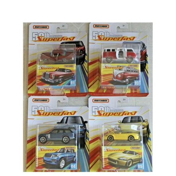 Mattel MTTGBJ48 Matchbox Assortiment Jouet de Collection - Lot de 8
