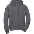thumbnail image 4 of Hanes Mens ComfortBlend EcoSmart Pullover Hoodie Sweatshirt, M, Smoke Gray, 4 of 4