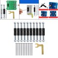 thumbnail image 3 of Xuanheng 21 Pcs High-Quality Iron Cassette Screws Support Rod , Adjustable for Wall Mount Switch Box Junction Box Socket 86 Insulated Type, 3 of 8