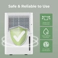 thumbnail image 2 of Costway 32 Pint Dehumidifier 2000 Sq. Ft Portable with 3 Modes & 24H Timer Home Basement, 2 of 10