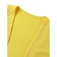 thumbnail image 4 of goowrom Female Cardigan Coat, Solid Color Long Sleeve Short Jacket Crop Tops, 4 of 8