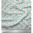 thumbnail image 1 of Soimoi Poly Georgette Fabric Vase & Floral Small Printed Fabric 1 Yard 52 Inch Wide, 1 of 1