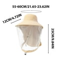 thumbnail image 3 of Chmadoxn Hair Towels,Towel For Hair Mosquito Net Hat Mosquito Net Head Hat Sun Hat With Net Bee Hat Hunting Hat For Outdoor Camping And Gardening fold hode, 3 of 4