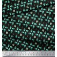 thumbnail image 2 of Soimoi Black Poly Georgette Fabric Colorful Bottle Print Fabric by Yard 42 Inch Wide, 2 of 3
