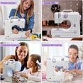 thumbnail image 4 of Mini Sewing Machine for Home Use Portable Sewing Machine with 42Pcs Accessories 7.2W Power Control Foot Pedal 110 240V Universal Voltage Smart Sewing Tool, 4 of 8