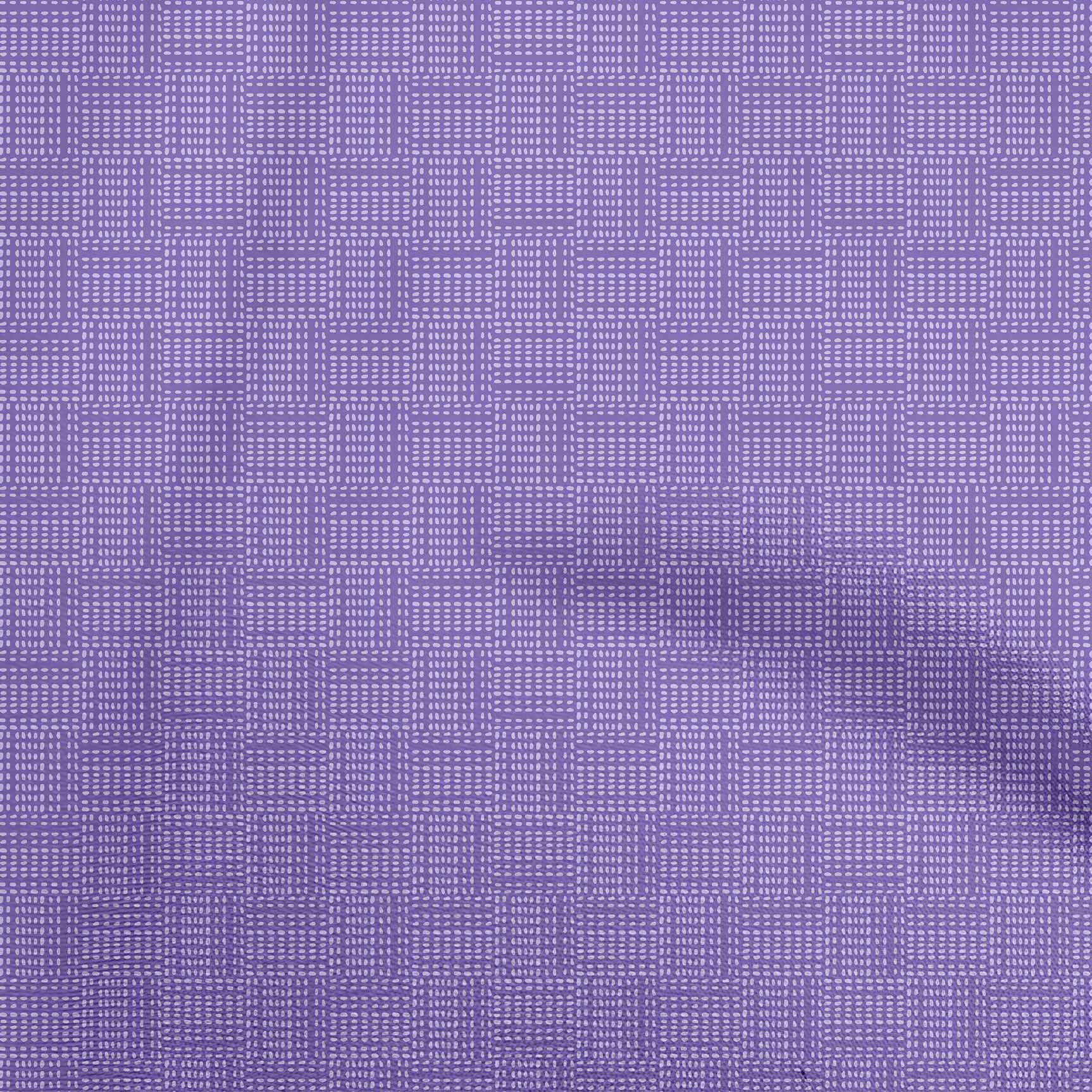oneOone Silk Tabby Medium Purple Fabric Geometric Craft Projects Decor Fabric Printed By The Yard 42 Inch Wide