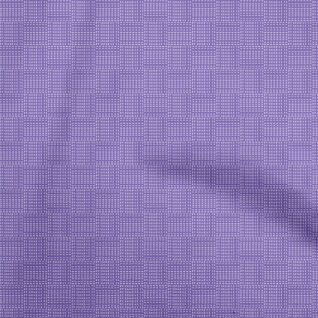 oneOone Silk Tabby Medium Purple Fabric Geometric Craft Projects Decor Fabric Printed By The Yard 42 Inch Wide