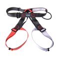 thumbnail image 2 of Heavy Duty Climbing Harness Half Body Belt Fall Equipment Adjustable Waist Hip for Mountaineering Caving Rappelling - Red, 2 of 10