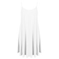 thumbnail image 1 of DYMADE Femmes Couleur Unie Spaghetti Sangle Décontractée Swing Sans Manches Robe d'Été Sans Manches, 1 of 2