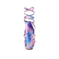 thumbnail image 2 of BLISSFUL STEP Women's Tie Dye High Heel Sandal Platform Block Heel Prom Sandals Blue Pink 10, 2 of 8