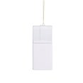 thumbnail image 4 of HOLIDAY TIME 4.25 Inch Lighted White Ceramic House Ornament, 90% Ceramic 10% Electronic Components Hanging Decor, 4 of 6