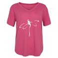 thumbnail image 4 of Birdeem Womens Printed Short Sleeve T-Shirt Tops, 4 of 4