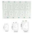 thumbnail image 1 of License Plate Sticker Invisible Reflective, ZZkhGO Nanofilm License Number Digital Sticker Vanish Plates, 3pc Set Sizes 50x30mm to 98x54mm for Car Registration Legal, 1 of 2