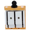 thumbnail image 3 of Electric Switch, Flame Retardant Long Service Life Knife Switch 380V 100A Easy Installation Sturdy Durable  For Office For Home, 3 of 8