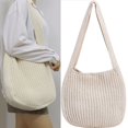thumbnail image 1 of CHOK Bohemian Straw Bags For Women Circle Beach Bags Rattan Shoulder Handmade Travel Large Handbags, 1 of 10