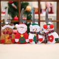 thumbnail image 2 of 6Pcs Cutlery Holder Pockets Christmas Santa Claus Snowman Design Adorable Create Atmosphere Festive Christmas Table Decorations Cover, 2 of 10