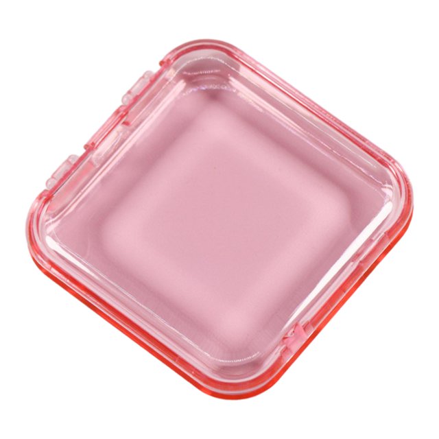 Tachiuwa 10 Pieces Press on Nail Storage Boxes Mini Nail Tips Display Holder for Home pink