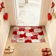 thumbnail image 4 of Valentines Day Floor Mat | Absorbent Polyester Entrance Door Mat Nonslip Cushion Rug 16x24 Inches | Dirt Proof Kitchen Mat for Entryway Porch Bathroom Laundry Room Home Decor, 4 of 6
