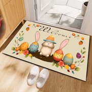 Easter Decor Bath Mats Cute Non Slip Bathroom Mat, Bathroom Mat Bath Rugs for Bathroom, Bathroom Rug Washable Bath Shower Mat