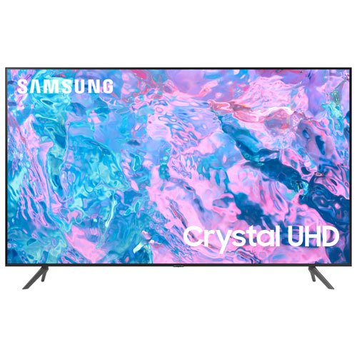 Open Box - Samsung Téléviseur Intelligent Tizen LED UHD HDR 4K 58 Pouces (UN58CU7000FXZC) - 2023 - Gris Titane