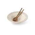 thumbnail image 2 of Ensemble de 3 bols de service Riley avec cuillère et fourchette en acacia de Thyme & Table, 2 of 4