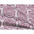 thumbnail image 5 of oneOone Rayon Dark Magenta Fabric Block Sewing Craft Projects Fabric Prints By Yard 56 Inch Wide-ZT, 5 of 5