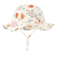 thumbnail image 1 of Birdeem Chapeau de Soleil d'Été pour Tout-Petit Bébé, Protection Solaire, Imprimé Mode, Chapeau de Soleil d'Extérieur Mignon, Casquette Écran Solaire, 1 of 1