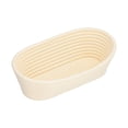 thumbnail image 2 of Bread Fermentation Basket, Bread Proofing Basket Safe  For Family For Bakery For Friends For Home Beige Oval 25x15x8cm, 2 of 8