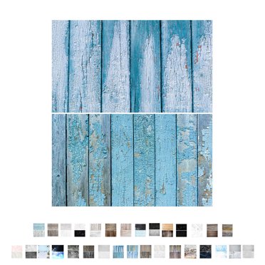 Papier de Fond à Grain de Bois Double Face Imperméable pour Photographie