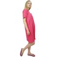thumbnail image 2 of Bimba Chemise de Nuit Pêche à Col Cranté pour Femme avec Poches Robe-12, 2 of 6