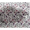 thumbnail image 4 of oneOone Viscose Chiffon Fabric Leaves & Floral Block Printed Fabric 1 Yard 42 Inch Wide, 4 of 4