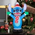 thumbnail image 2 of Christmas Lilo and Stitch Airblown Yard Inflatable Stitch by Disney, 2 of 6