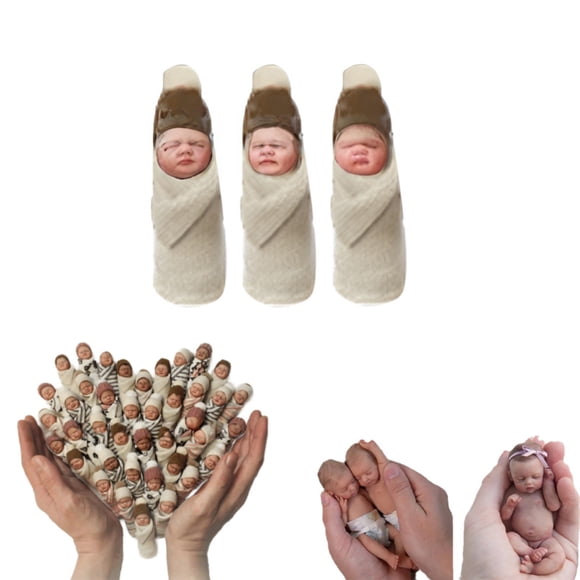 Trendy Dolls & Accessories Toys for Girls and Boys Miniature 2 Real Newborn Baby Dolls Silicone Full Body for Girl