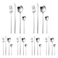 thumbnail image 1 of Agiferg 24 Piece Stainless Steel Cutlery Set For 6 People Including Spoon Knife And Fork Polish, 1 of 1