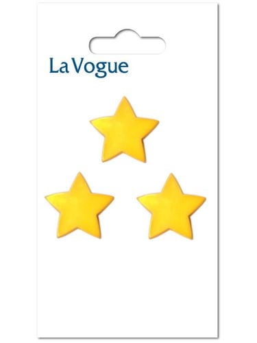 La Vogue - bouton - Yellow - 16 mm