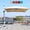Beige, variant on Costway 10Ft Square Patio Offset Cantilever Umbrella 360 Degree Tilt Aluminum Blue