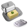 thumbnail image 4 of MYG Stainless Steel Butter Dish Butter Serving Tray with Lid for Kitchen Storage, 4 of 8