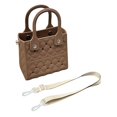 thumbnail image 2 of Esquirla Sac à Trous de Plage pour Femmes, Pochette de Rangement Respirante pour Piscines, Voyage, Gym, Brun, 2 of 8