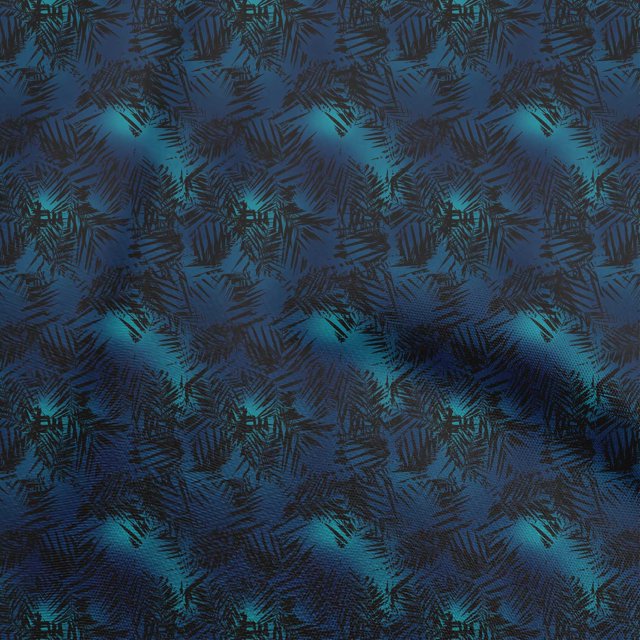 oneOone Rayon Royal Blue Fabric Abstract Sewing Craft Projects Fabric Prints By Yard 56 Inch Wide