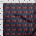 thumbnail image 2 of oneOone Viscose Chiffon Fabric Argyle Ikat Print Sewing Fabric BTY 42 Inch Wide, 2 of 4