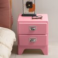thumbnail image 3 of Nightstand, Bedside End Table Creative 2 Drawers  for Sofa, 3 of 7