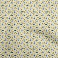 thumbnail image 1 of oneOone Velvet Light Yellow Fabric Colorful Dinosaur Cartoon Craft Projects Decor Fabric Printed By The Yard 58 Inch Wide, 1 of 5