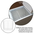 thumbnail image 3 of Homoyoyo White Chest Freezer Organizer with Hanging Baskets and Bottom Storage Basket for Home Freezers, 3 of 6